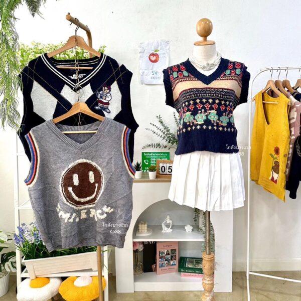 เสื้อกั๊กไหมพรม SV ป้ายแอปเปิ้ล - Image 11