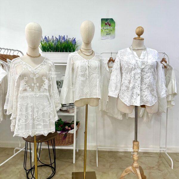 เสื้อขาวแฟชั่น เชอรี่ - Image 4