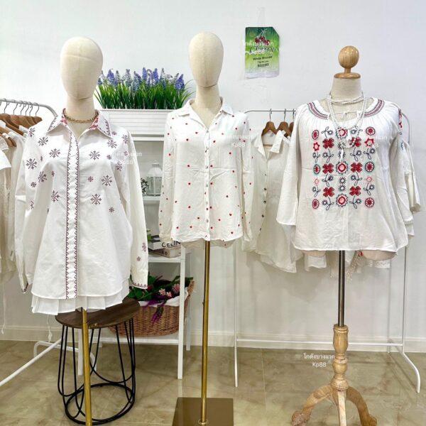 เสื้อขาวแฟชั่น เชอรี่ - Image 8