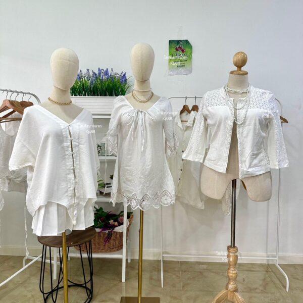 เสื้อขาวแฟชั่น เชอรี่ - Image 9