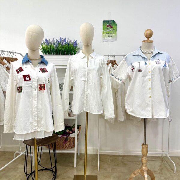เสื้อขาวแฟชั่น เชอรี่ - Image 10