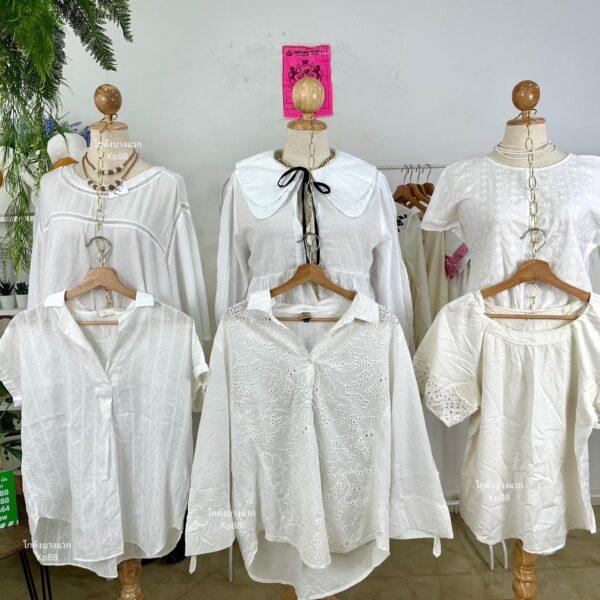 เสื้อขาวแฟชั่น JR - Image 5