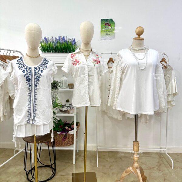 เสื้อขาวแฟชั่น เชอรี่ - Image 14