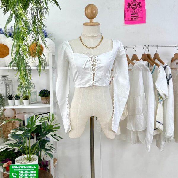 เสื้อขาวแฟชั่น JR - Image 12