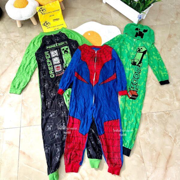 Baby fleece sleeper คลุมเท้าเด็ก ป้ายดอกไม้ - Image 3