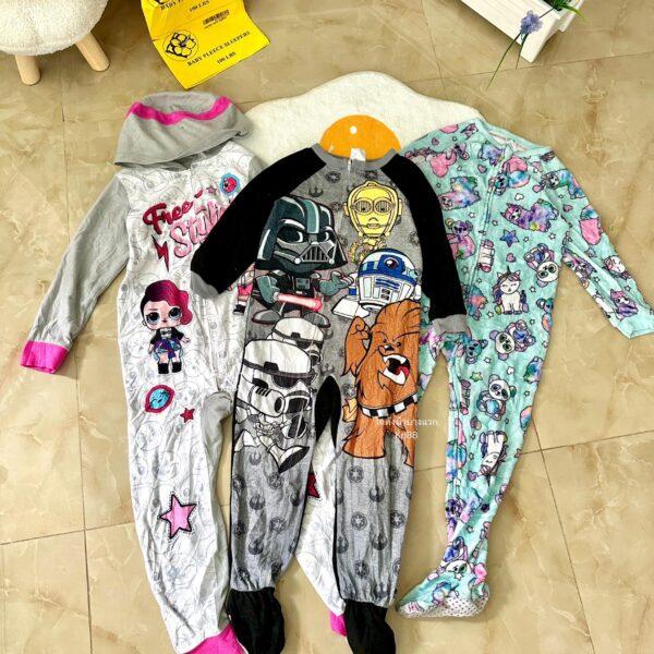 Baby fleece sleeper คลุมเท้าเด็ก ป้ายดอกไม้ - Image 13