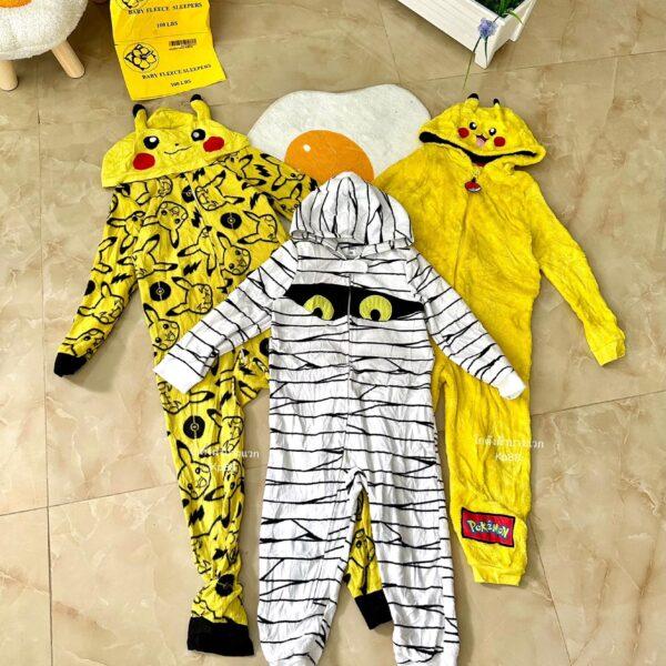 Baby fleece sleeper คลุมเท้าเด็ก ป้ายดอกไม้ - Image 15