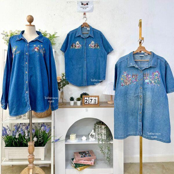 เสื้อยีนส์บาง ป้ายจับมือ - Image 7