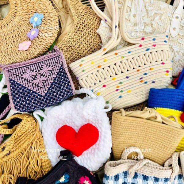 กระเป๋าสานผสมกระเป๋าถัก Wo-Bag - Image 5