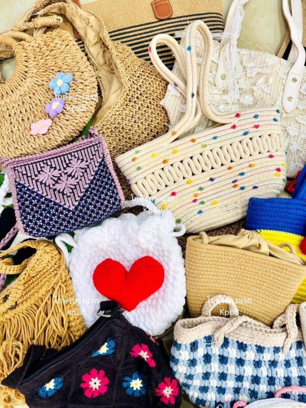 กระเป๋าสานผสมกระเป๋าถัก Wo-Bag - Image 5