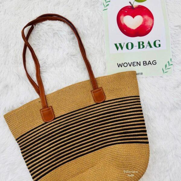 กระเป๋าสานผสมกระเป๋าถัก Wo-Bag - Image 7